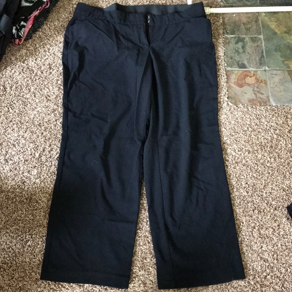 All black dress pants